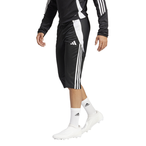 

adidas Mens adidas Tiro24 3/4 Pants - Mens Black/White Size XS