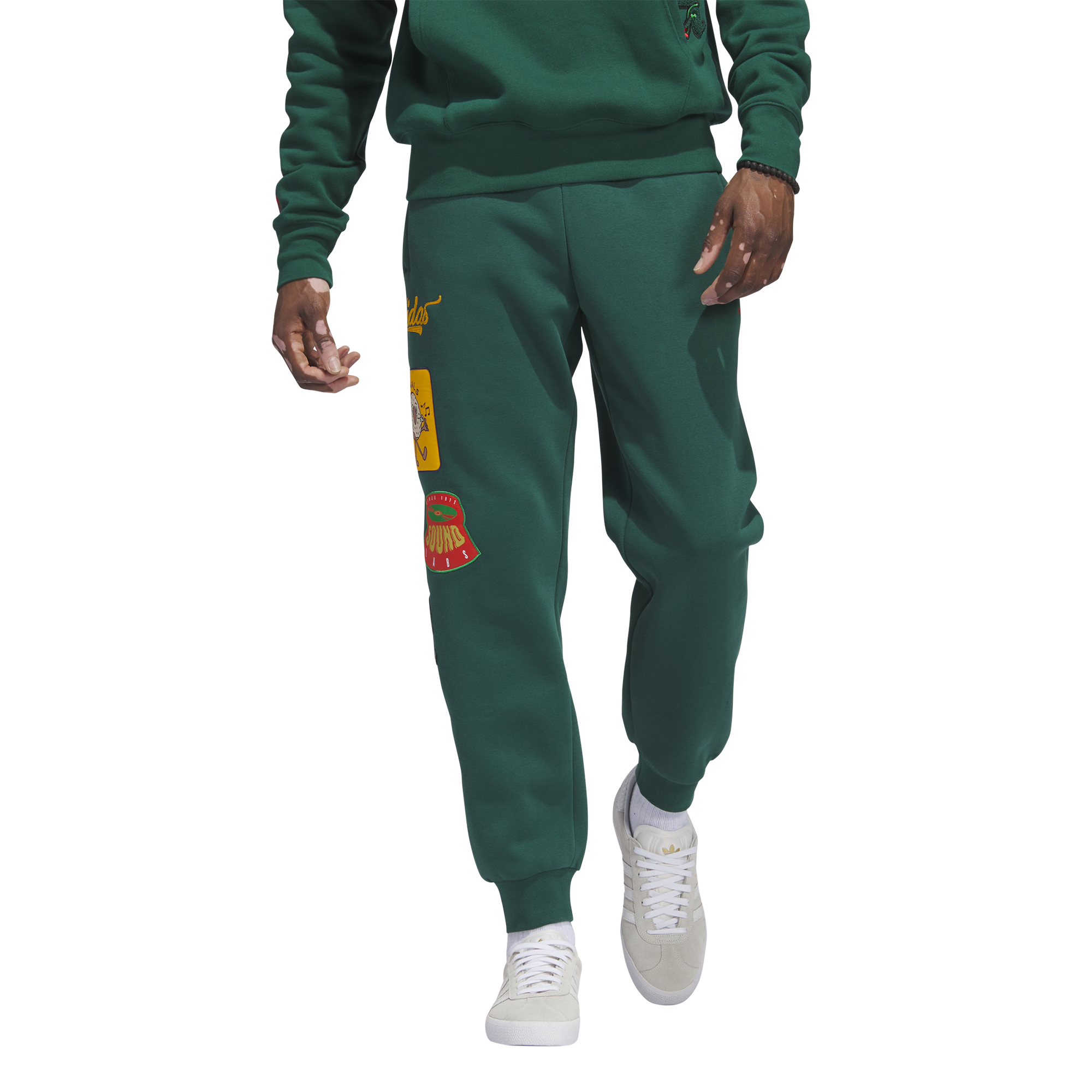 adidas Originals WINTER FLEECE - Fleece jumper - collegiate green/green 