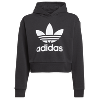 White cropped cheap adidas hoodie