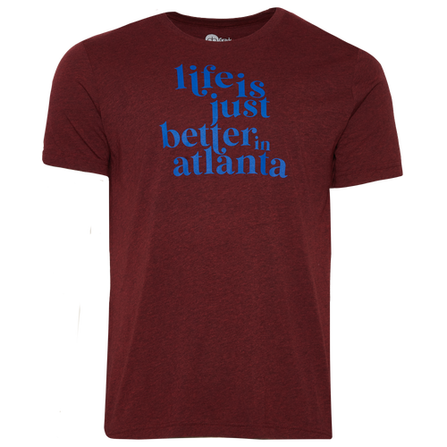 

Grady Baby Co Mens Grady Baby Co Life Is Better In Atlanta T-Shirt - Mens Red/Purple Size L