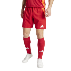 Men's - adidas Tiro24 Competition Match AEROREADY 1/4 Shorts - Solar Red/Team Power Red