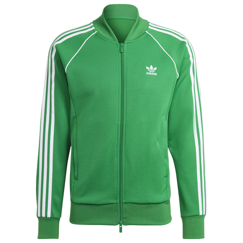 

adidas Originals Mens adidas Originals Adicolor Superstar Track Jacket - Mens White/Green Size XL