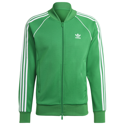 

adidas Originals Mens adidas Originals Adicolor Superstar Track Jacket - Mens White/Green Size S