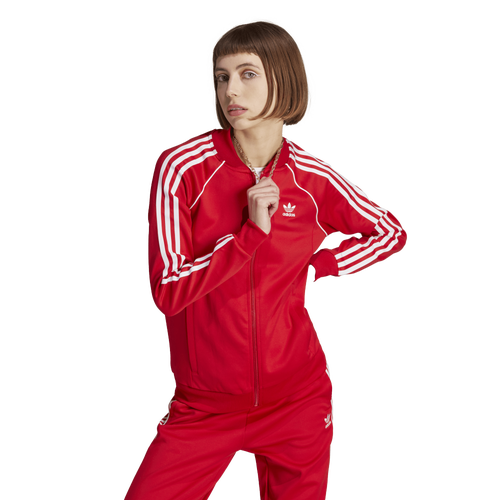  - adidas Originals Superstar Classic Jacket - Red