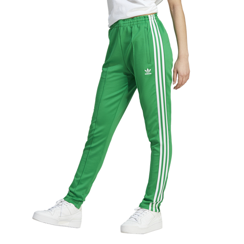 

adidas Originals Womens adidas Originals SST Classic Track Pants - Womens Green/White Size M