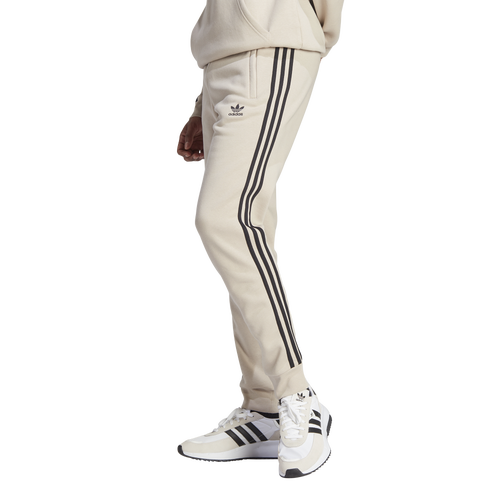 

adidas Originals Mens adidas Originals 3 Stripes Fleece Pants - Mens Wonder Beige/Black Size L