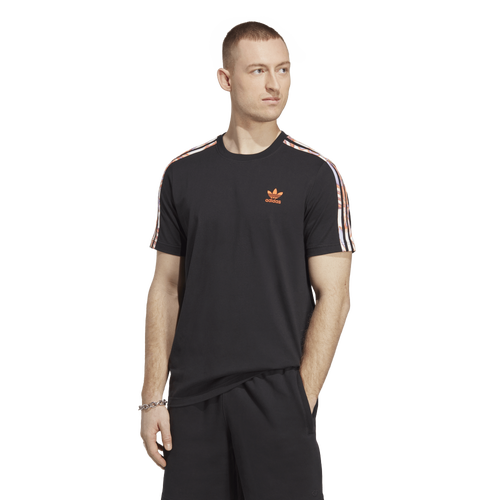 

adidas Mens adidas 3S T-Shirt - Mens Orange/Black Size M