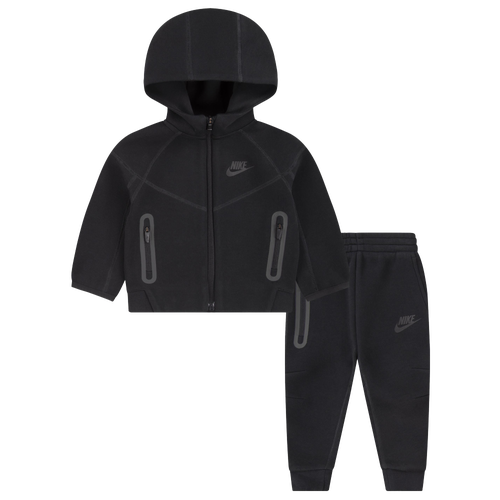 BOYS - Nike Tech Fleece Full-Zip Hoodie Set - Black