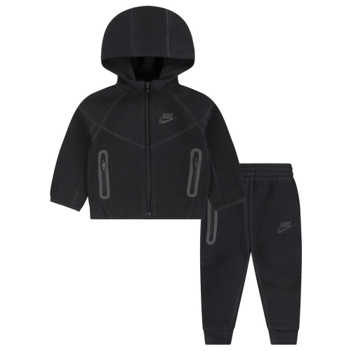 

Boys Infant Nike Nike Tech Fleece Full-Zip Hoodie Set - Boys' Infant Black Size 24MO