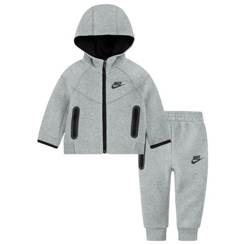 

Nike Boys Nike Tech Fleece Full-Zip Hoodie Set - Boys' Infant Dark Grey Heather Size 18MO