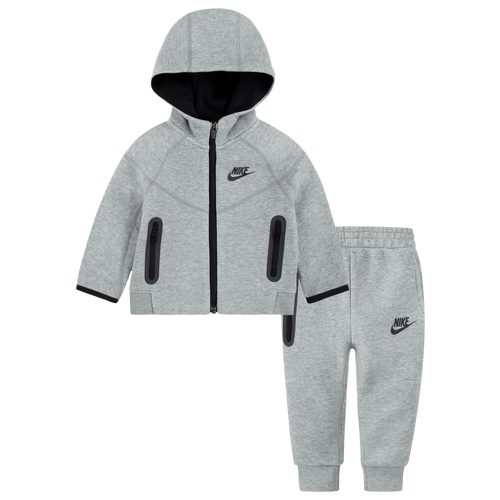 

Boys Infant Nike Nike Tech Fleece Full-Zip Hoodie Set - Boys' Infant Dk Grey Heather Size 24MO
