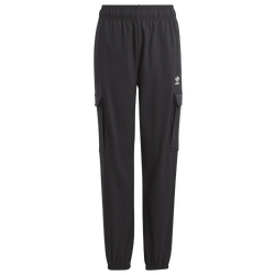 Boys' Grade School - adidas Originals Adicolor Cargo Fleece Pants - White/Black