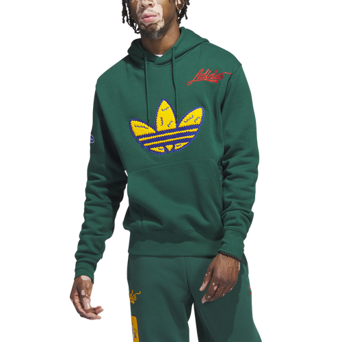 White and outlet green adidas hoodie