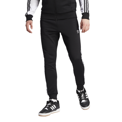 Shop Adidas Originals Mens  Adicolor Superstar Track Pants In Black/white