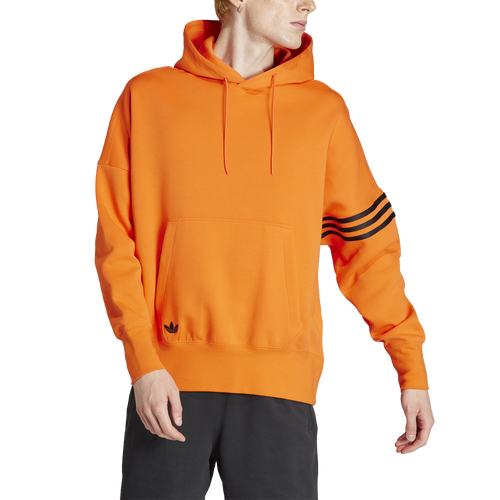 

adidas Mens adidas adicolor Neuclassics Hoodie - Mens Semi Impact Orange Size L