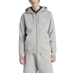 Men's - adidas Originals Essential Full-Zip Hoodie - White/Grey