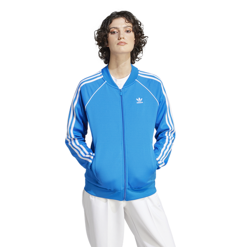 

adidas Originals Womens adidas Originals adicolor Superstar Track Jacket - Womens Bluebird Size M