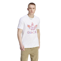 adidas Originals T-shirt Trefoil Drip Homme Blanc- JD Sports France