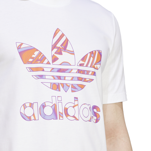 Adidas Originals Mens Trefoil T Shirt Orange Orange Size XL