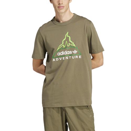 

adidas Originals adidas Originals Adventure Graphic T-Shirt - Mens Olive Strata Size XL