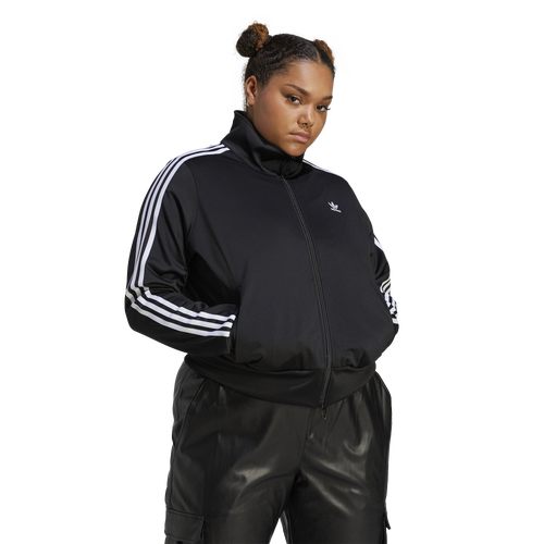 Shop Adidas Originals Womens  Adicolor Firebird Lifestyle Track Top In Black