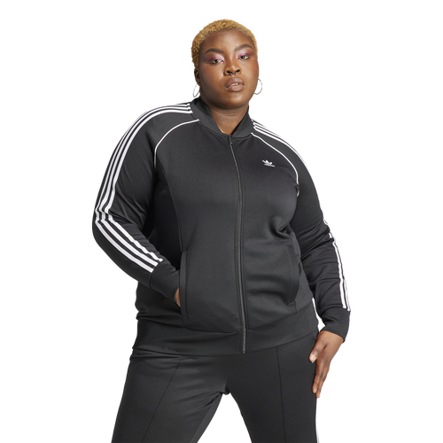 

adidas Originals Womens adidas Originals Plus Size adicolor Superstar Track Jacket - Womens Black