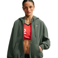 Nike Studio Fleece Midweight OS Full-Zip Hoodie - Nike Camo Green/Sail