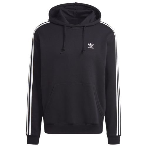 Adidas hoodie striped sleeves hotsell