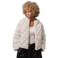 Jordan Brooklyn Puffer Jacket - Jordan Pearl White