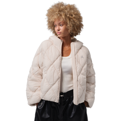 Women's - Jordan Brooklyn Puffer Jacket - Pearl White