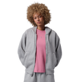 Jordan Brooklyn Fleece FZ BB - Jordan Dk Grey Heather
