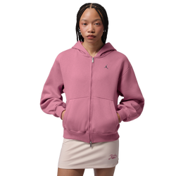 Women's - Jordan Brooklyn Fleece FZ BB - Desert Berry