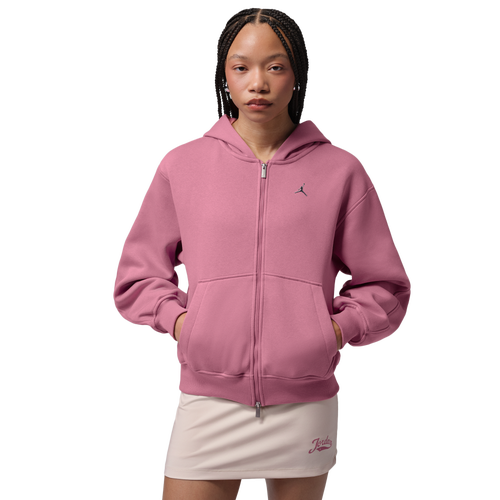 WOMENS - Jordan Brooklyn Fleece FZ BB - Desert Berry