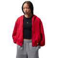 Jordan Brooklyn Fleece FZ BB - Jordan Gym Red