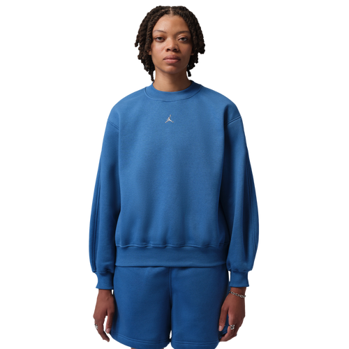 WOMENS - Jordan Brooklyn Fleece BB Pullover Hoodie - True Blue