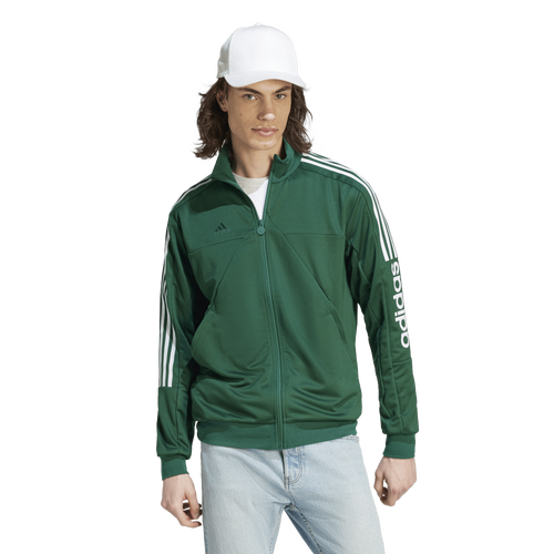 

adidas Mens adidas Tiro 23 WM Jacket - Mens Green/White Size S