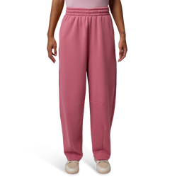 Women's - Jordan Brooklyn Fleece BB Wide Leg Pants - Desert Berry