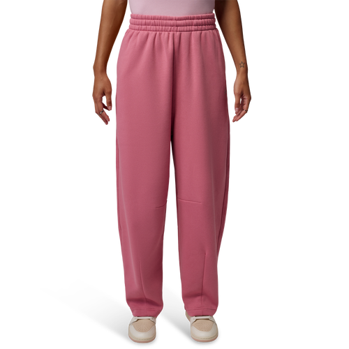 - Jordan Brooklyn Fleece BB Wide Leg Pants - Desert Berry