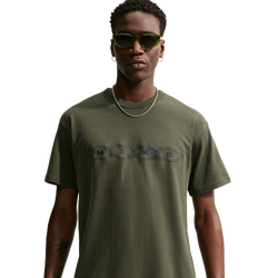 Men's - Nike Loose Fit Premium Essential Embroidered T-Shirt - Cargo Khaki