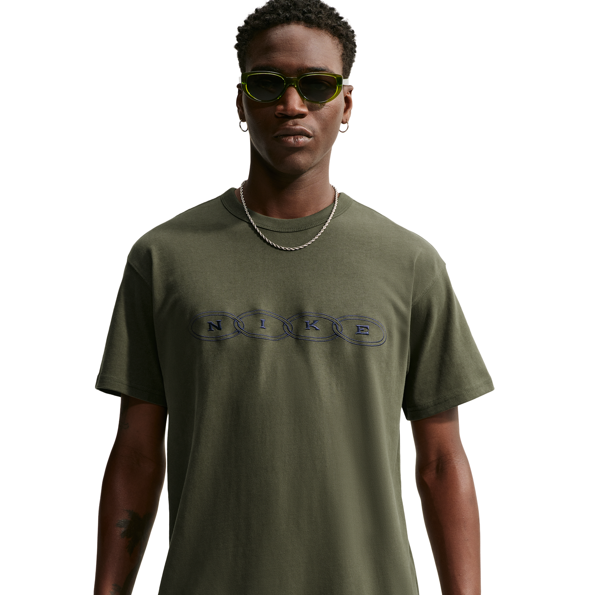 Nike Loose Fit Premium Essential Embroidered T-Shirt - Men's