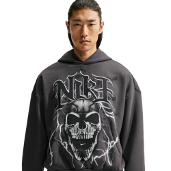 Men's - Nike Therma-FIT Standard Issue PO Hoodie Skull - Pale Ivory/Anthracite/White