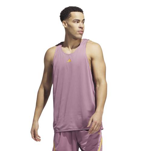 

adidas Mens adidas Select Warm-Up J Tank - Mens Wonder Orchid/Orange Size L