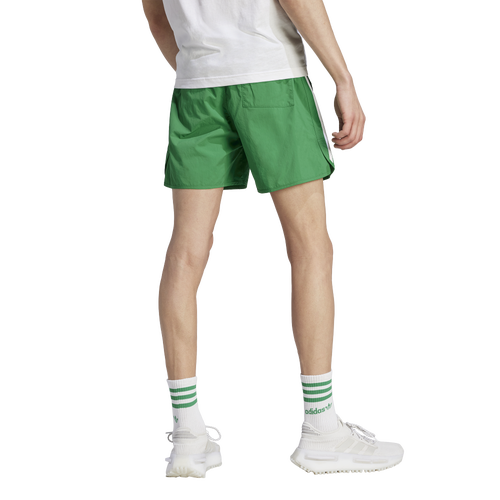 Adidas originals green shorts on sale