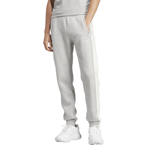 

adidas Originals Mens adidas Originals Essential Reverse Fleece Pants - Mens White/Grey Size M