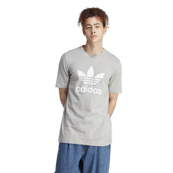 Men's - adidas Originals Big Trefoil S/S T-Shirt - Grey/White