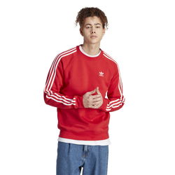 Men's - adidas Originals adicolor Classics 3-Stripes Crewneck - Better Scarlet