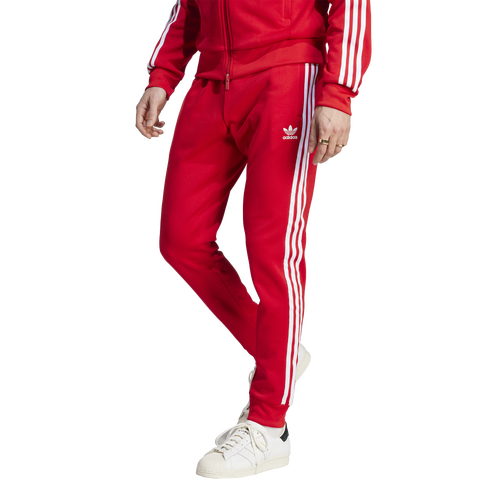 

adidas Originals Mens adidas Originals Adicolor Superstar Track Pants - Mens White/Better Scarlet Size L