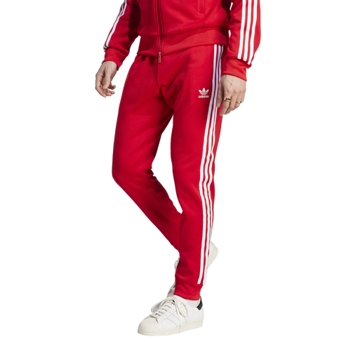 Shop Adidas Originals Mens  Adicolor Superstar Track Pants In Red/white