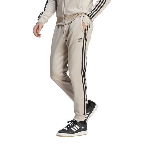

adidas Originals Mens adidas Originals Adicolor Superstar Track Pants - Mens Black/Wonder Beige Size M