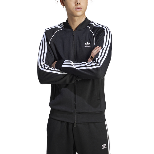 

adidas Originals Mens adidas Originals Adicolor Superstar Track Jacket - Mens Black/White Size M